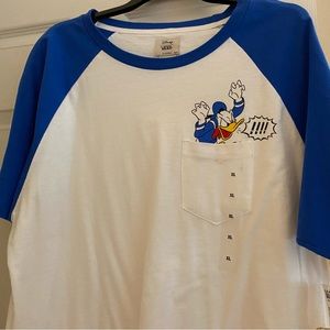 Mens Vans baseball T-Shirt